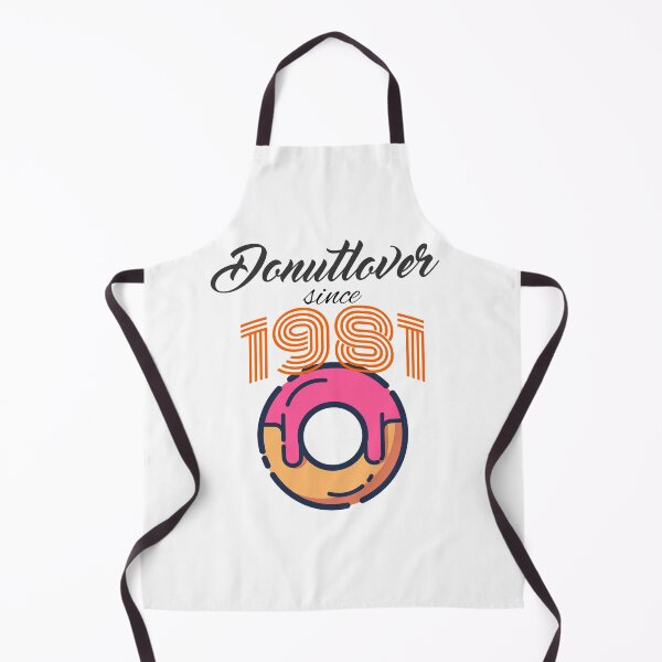 Item preview, Funny birthday design donutlover since 1981 designed and sold by DesignbyManthey.