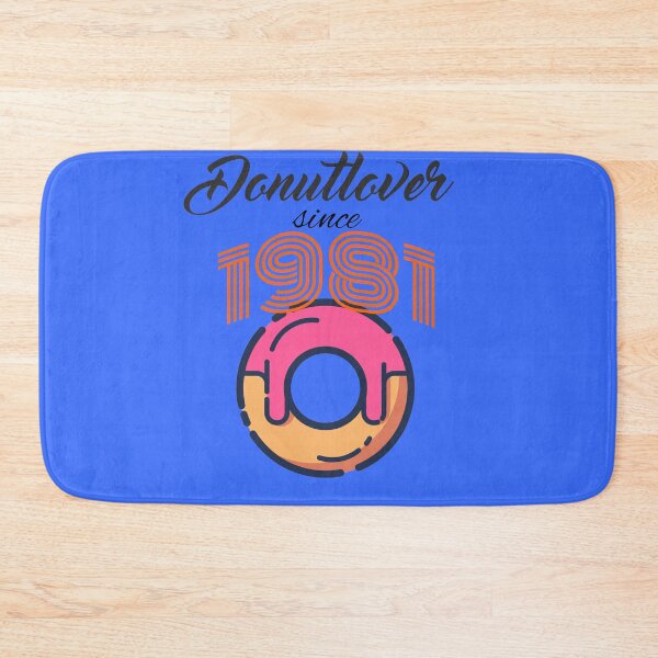 Item preview, Funny birthday design donutlover since 1981 designed and sold by DesignbyManthey.
