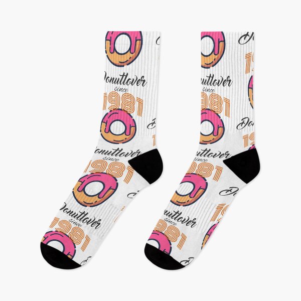 Item preview, Funny birthday design donutlover since 1981 designed and sold by DesignbyManthey.