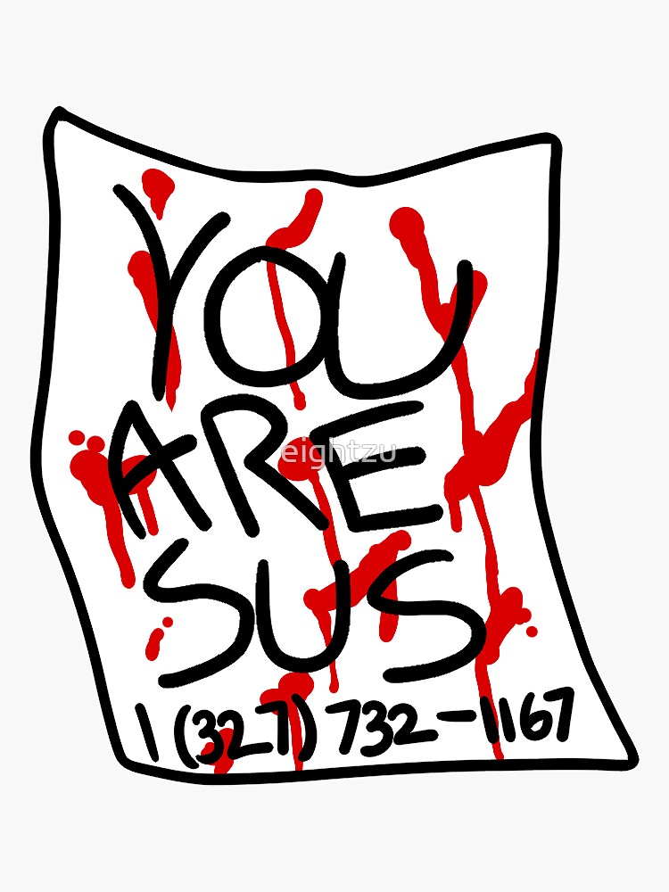 Youre Sus Emoji | Sticker