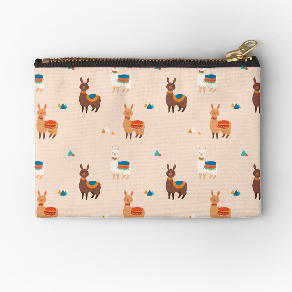 Llama Zipper Pouch