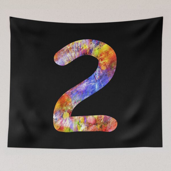 Item preview, Number 2 Colorful Two Gift designed and sold by Shariss.