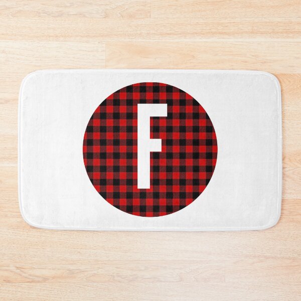 Item preview, Monogram letter F flannel design designed and sold by JustSeasons.
