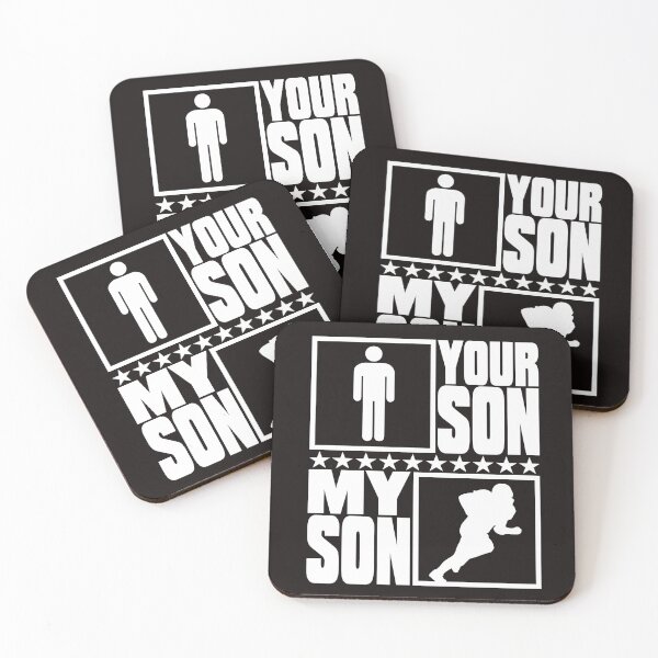 Item preview, Football Mom and Dad My Son vs Your Son designed and sold by TrndSttr.
