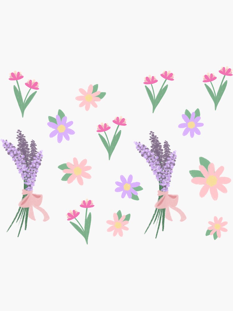 Pastel Spring Leaves Vinyl
