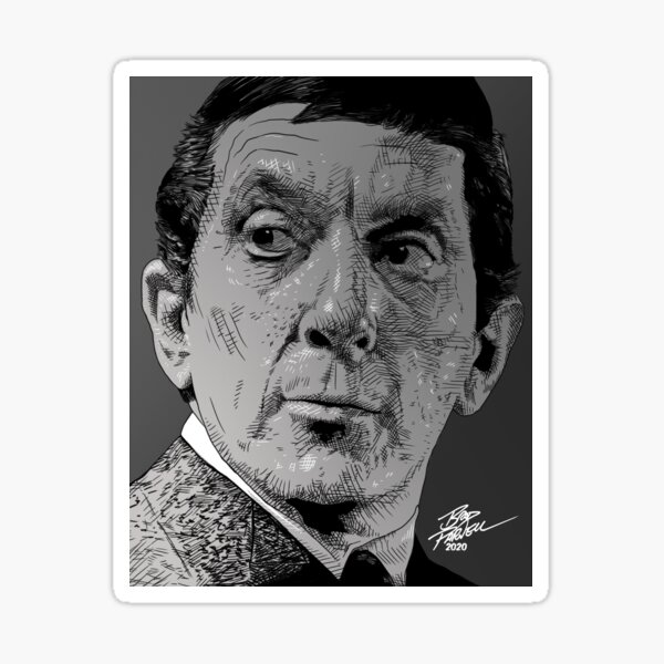 "Barnabas Collins Portrait" Sticker for Sale by Bradprime Redbubble