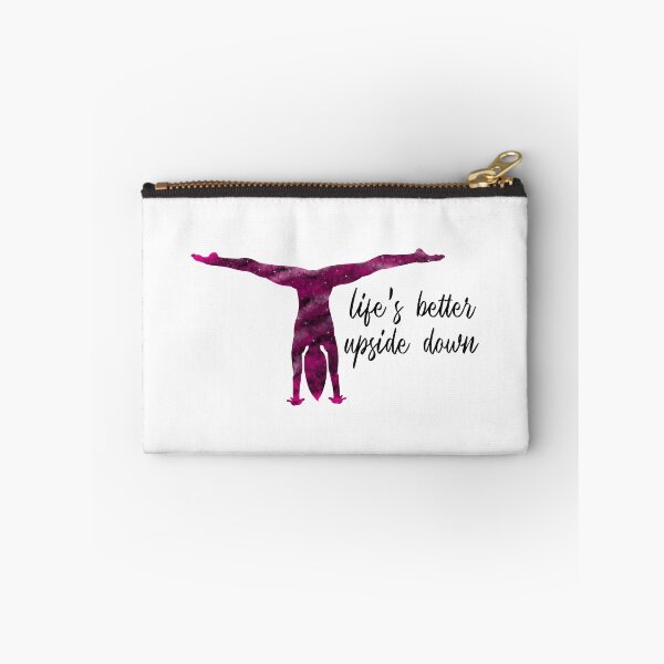 Item preview, Life's Better Upside Down Handstand Pink designed and sold by VibrantFlight.