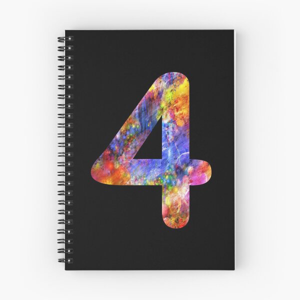 Item preview, Number 4 Colorful Four Gift designed and sold by Shariss.