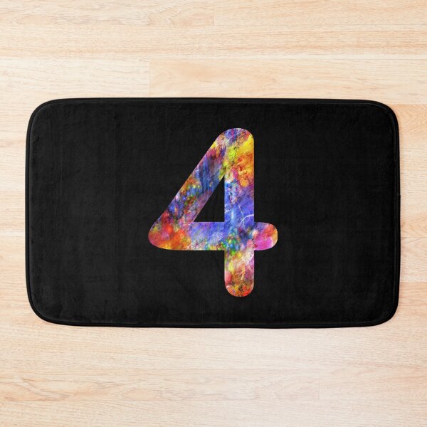 Item preview, Number 4 Colorful Four Gift designed and sold by Shariss.