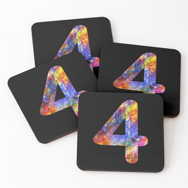 Item preview, Number 4 Colorful Four Gift designed and sold by Shariss.