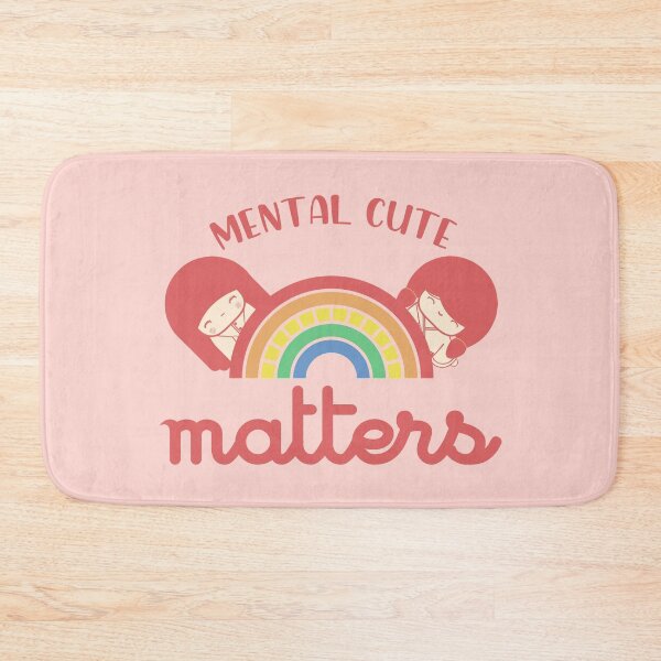 Item preview, mental cute matters funny girl with rainbow designed and sold by Amet Hermawan.