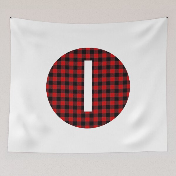 Item preview, Monogram letter I flannel design designed and sold by JustSeasons.