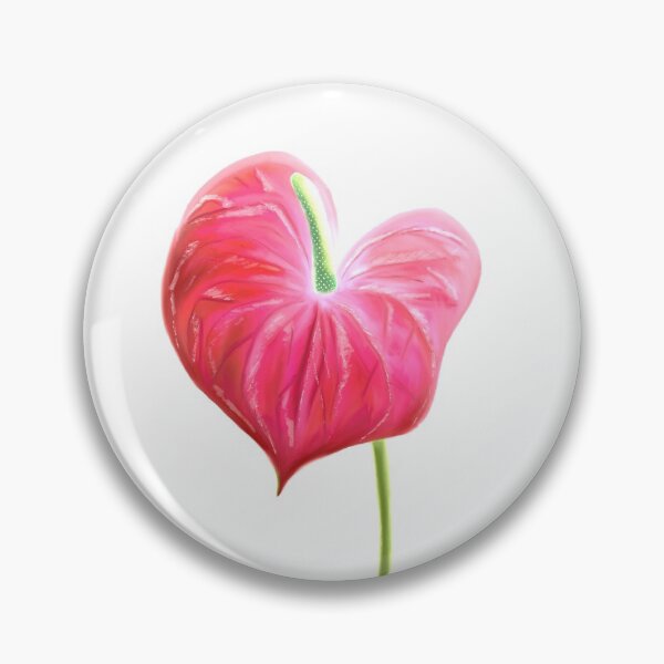 Item preview, Anthurium Flower Digital Drawing designed and sold by Lavenna.