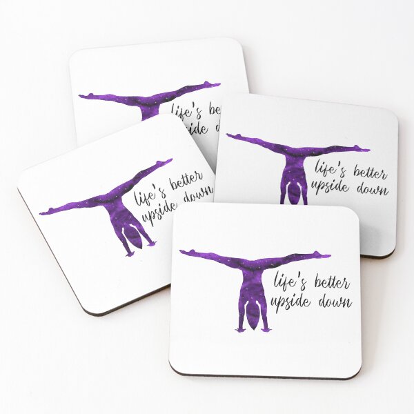 Item preview, Life's Better Upside Down Handstand Purple designed and sold by VibrantFlight.