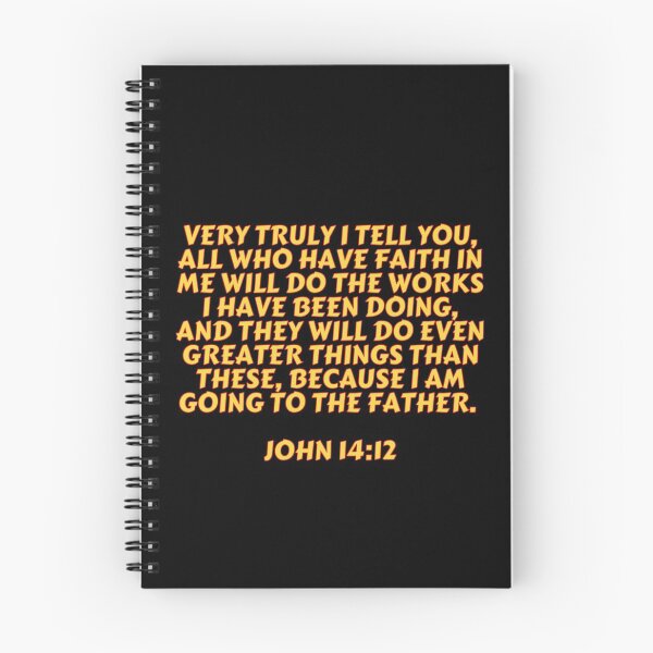 Item preview, Bible Verse John 14:12 designed and sold by Prayingwarrior.
