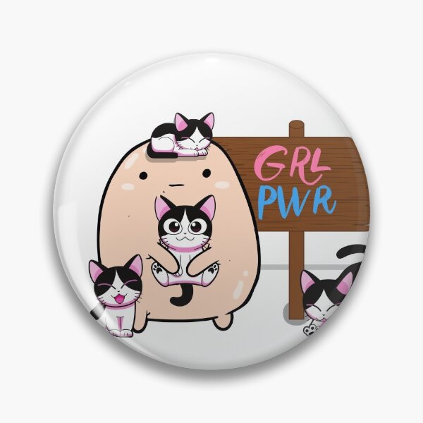 Item preview, Cat feminist, girl power!  designed and sold by Yellowsprint.