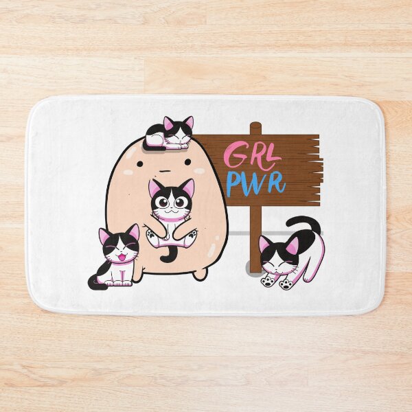 Item preview, Cat feminist, girl power!  designed and sold by Yellowsprint.