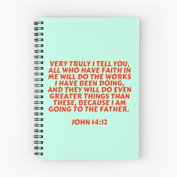 Item preview, Bible Verse John 14:12 designed and sold by Prayingwarrior.