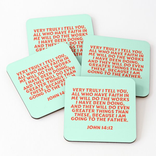 Item preview, Bible Verse John 14:12 designed and sold by Prayingwarrior.