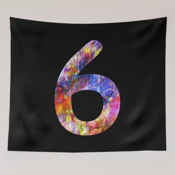 Item preview, Number 6 Colorful Six Gift designed and sold by Shariss.