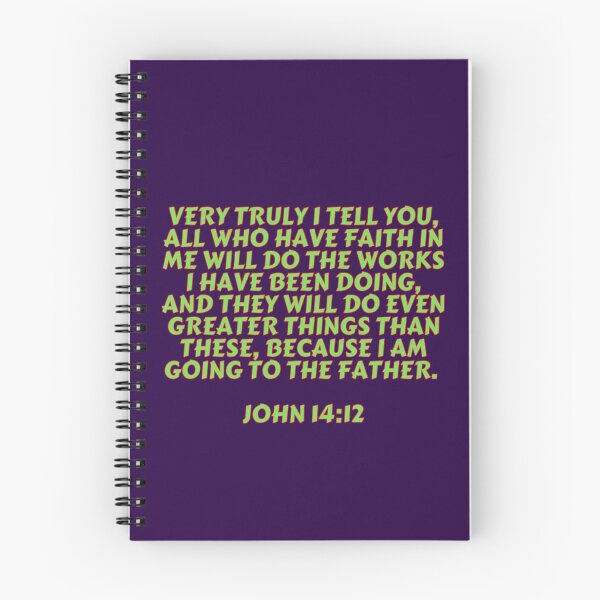 Item preview, Bible Verse John 14:12 designed and sold by Prayingwarrior.