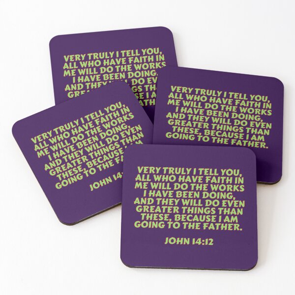 Item preview, Bible Verse John 14:12 designed and sold by Prayingwarrior.