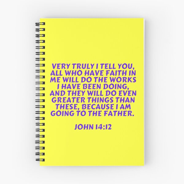 Item preview, Bible Verse John 14:12 designed and sold by Prayingwarrior.