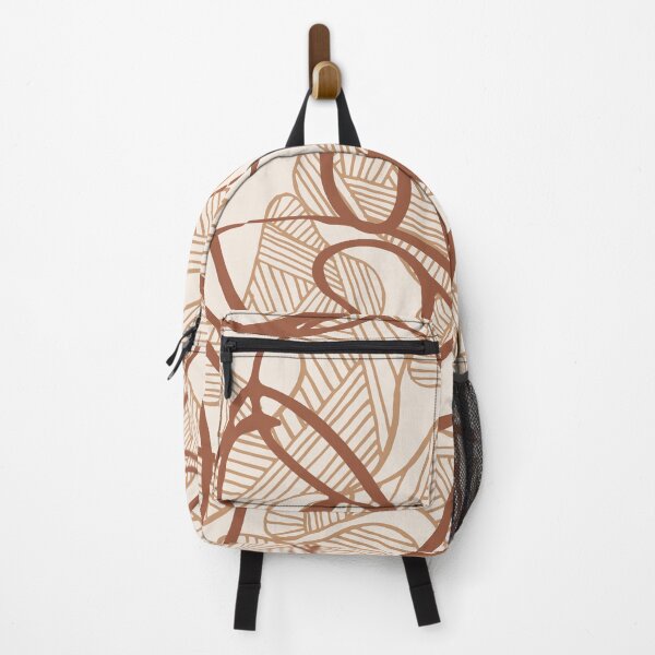 Item preview, Abstract Brown Beige Line Patterns designed and sold by hewn505.