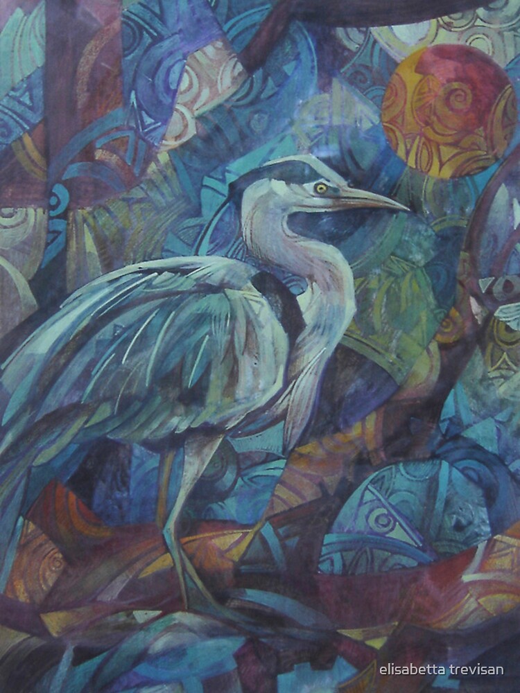 grey heron by betta