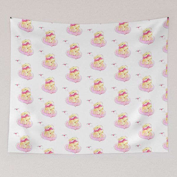 Item preview, Cute Forever Friends Bear Holding Heart Pillow designed and sold by Lavenna.