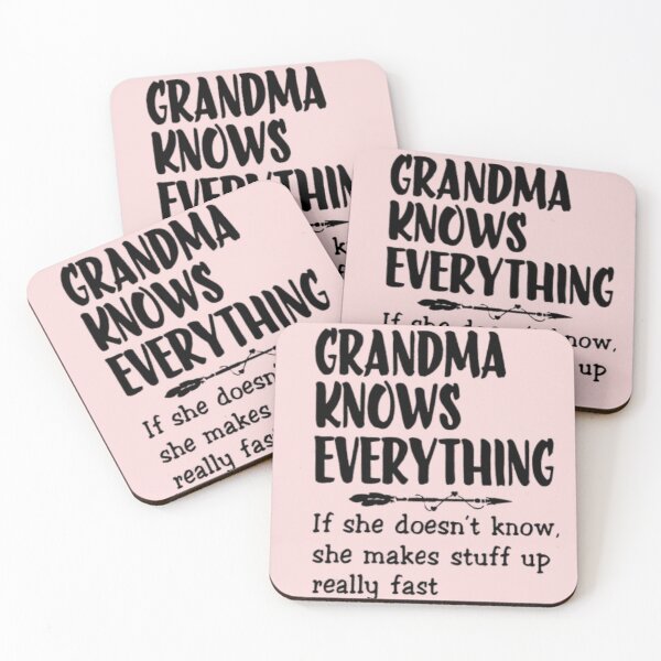 Item preview, Grandma Knows Everything Tee, Grumpa designed and sold by chanat3659.