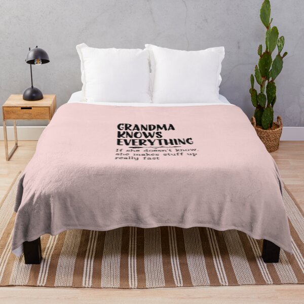 Item preview, Grandma Knows Everything Tee, Grumpa designed and sold by chanat3659.