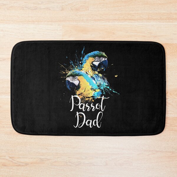 Item preview, Color Splatter Parrots Parrot Dad Black designed and sold by Alienphysique.