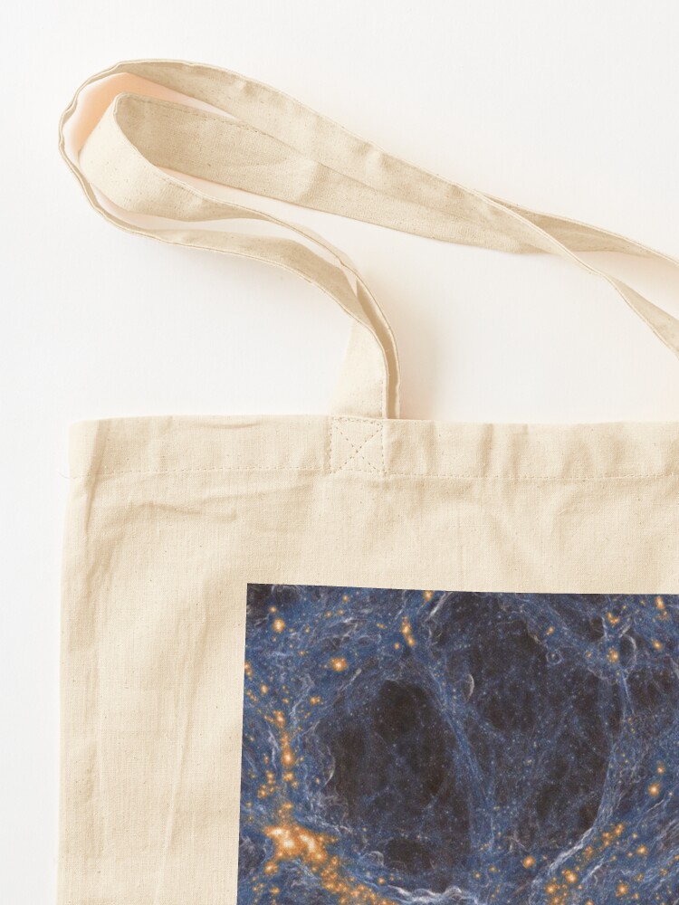 Alternate view of Our Home Supercluster, Laniakea, supercluster of galaxies Tote Bag