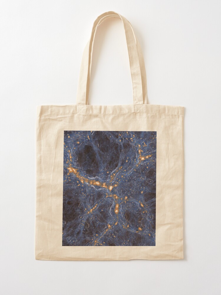 Alternate view of Our Home Supercluster, Laniakea, supercluster of galaxies Tote Bag