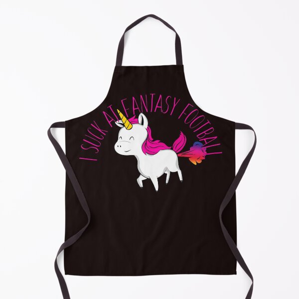 Item preview, I Suck at Fantasy Football - Farting Unicorn designed and sold by TrndSttr.