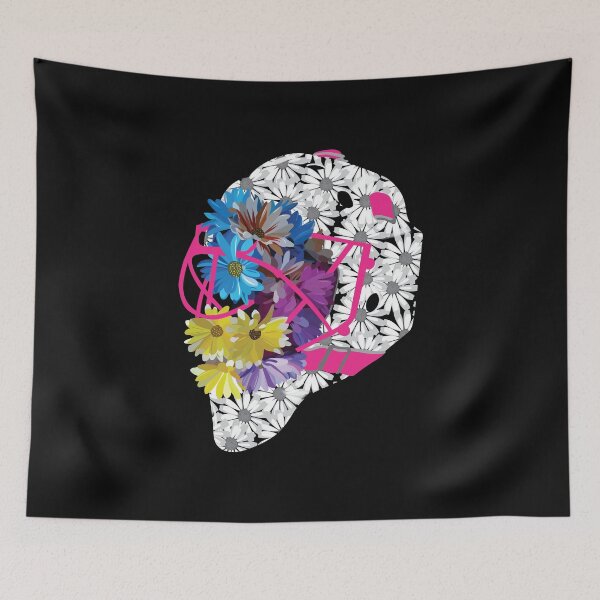 Item preview, Flower Goalie Mask designed and sold by Eye on the Blueline.