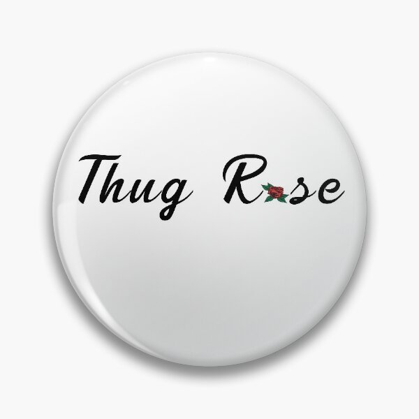 Item preview, Thug Rose - Rose Namajunas Essential Tee (Black) designed and sold by 3005Garments.