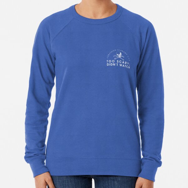 Certified Scaredy Cat (for dark backgrounds) Lightweight Sweatshirt