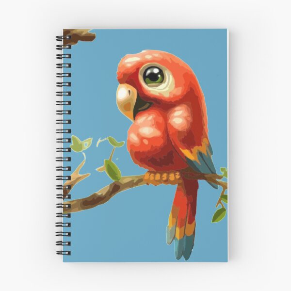 Item preview, the little parrot designed and sold by Karine Dupras.