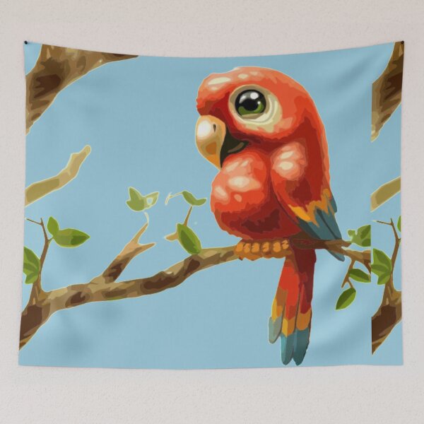 Item preview, the little parrot designed and sold by Karine Dupras.