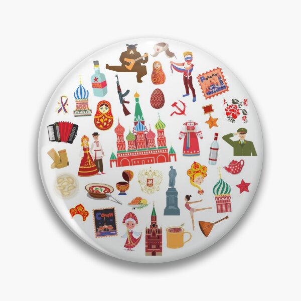 Item preview, Russia Travel Icons designed and sold by FancyPlanet.