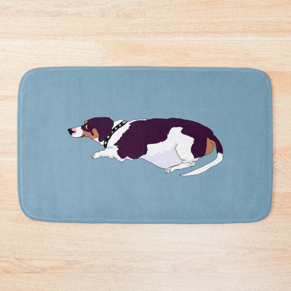 Item preview, Ody the piebald dachshund lying down (2) designed and sold by Grubgroove.
