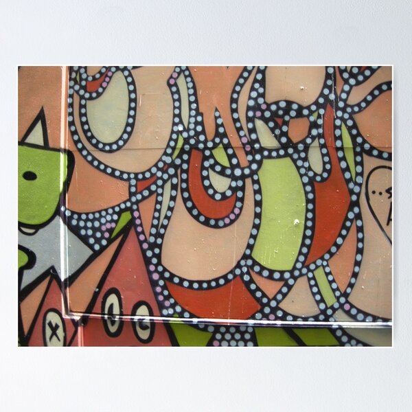 Artikelvorschau, graffiti - dot pattern, earth tones entworfen und verkauft von lakazdi.