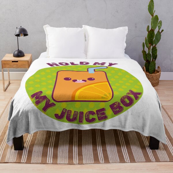 Item preview, Hold my juice box, cute kawaii orange juice with straw designed and sold by Mylittleprints.