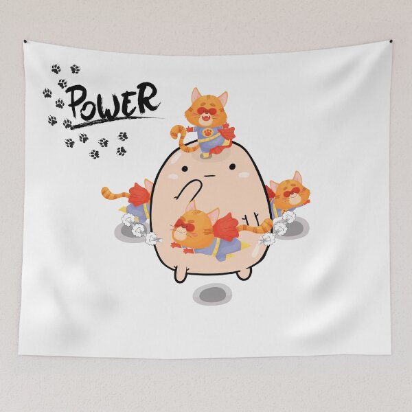 Item preview, Cat power, Super cat  designed and sold by Yellowsprint.