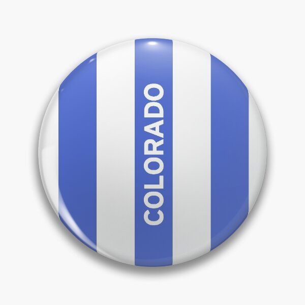 Artikelvorschau, Kleurrijk Colorado Stripes Design - Blue entworfen und verkauft von ExploreColorado.