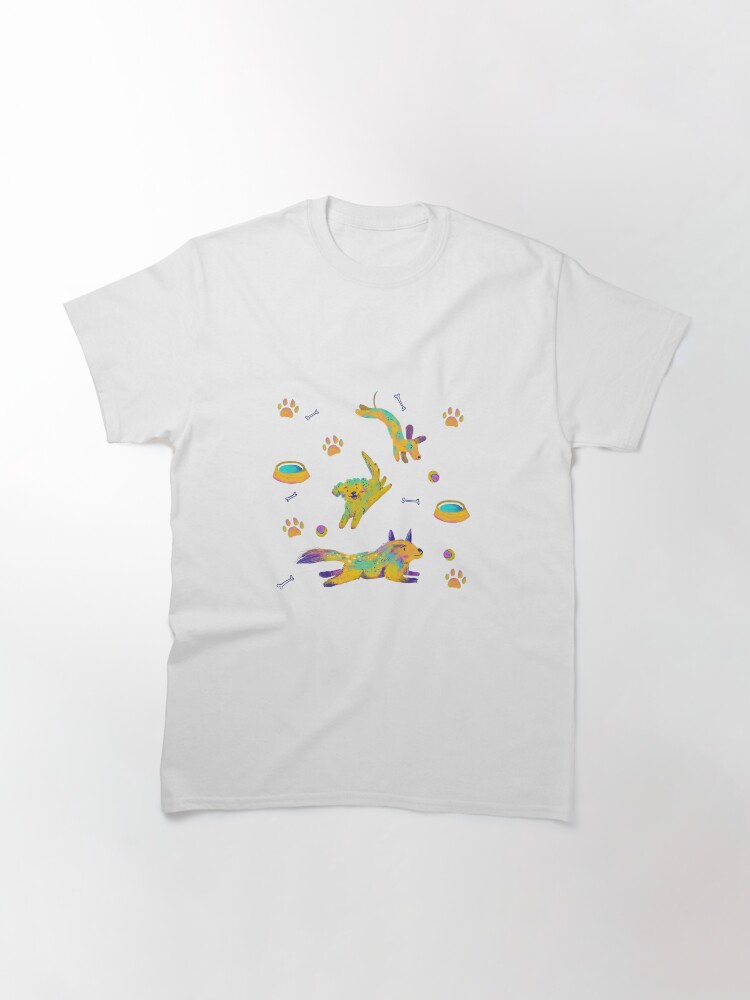 Thumbnail 3 of 7, Classic T-Shirt, Dog Park designed and sold by Joannemk.