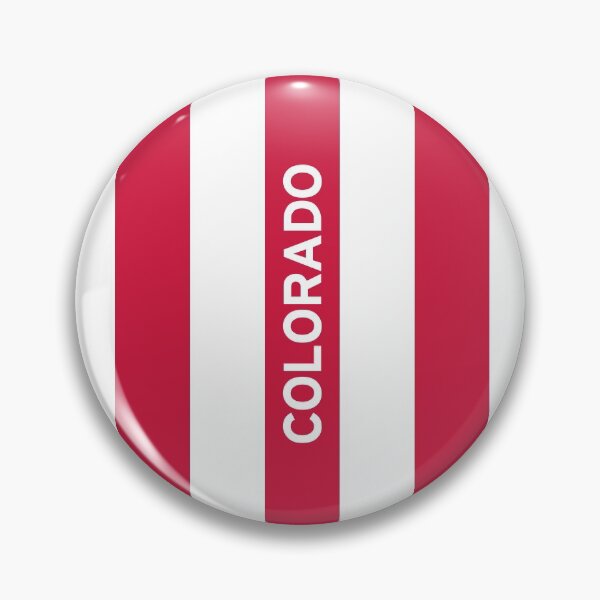 Artikelvorschau, Kleurrijk Colorado Stripes Design - Rood entworfen und verkauft von ExploreColorado.