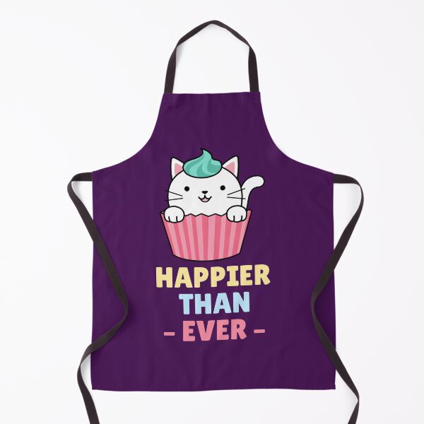 Item preview, Happier than ever cupcake cat designed and sold by Blackvz.